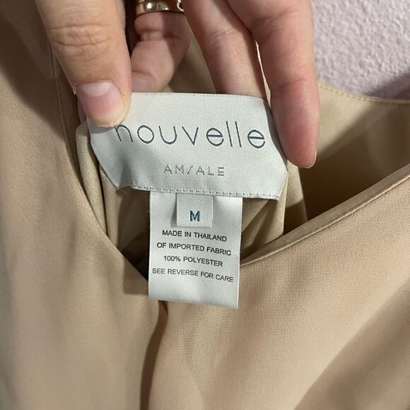 Nouvelle Sand Style N319 Maxi Dress Sz M - Picture 8 of 8